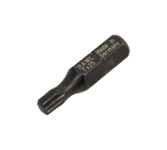 Изображение товара Биты ударные T-образные ТХ25, 25 мм, 20 шт RAWLPLUG RT-IBIT-T25/25