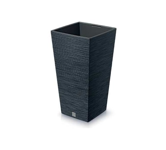 Изображение товара Кашпо высокое Prosperplast FURU SQUARE 395х395мм, h755мм, anthracite, с вкладышем DFSH400-S433 067620