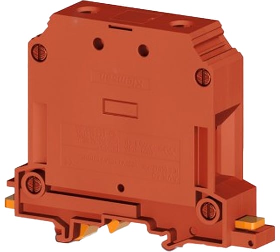 Изображение товара Клеммник на DIN-рейку Klemsan 50мм.кв., красный; AVK50 25 шт. 0.0.0.3.304334