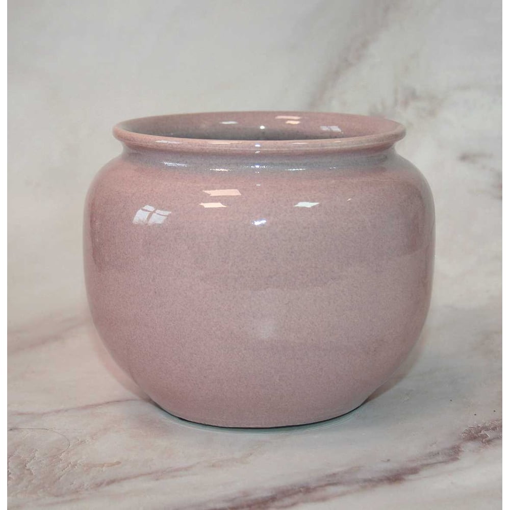 Изображение товара Кашпо Scheurich керамика Kübel Pilus пудрово-розовое d19 h17 см