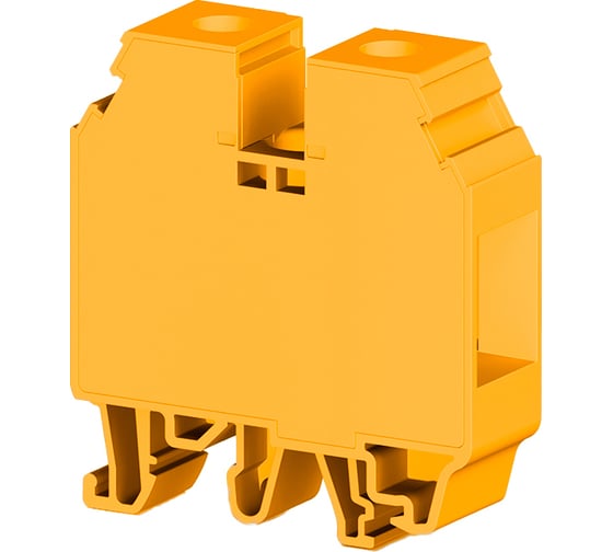 Изображение товара Клеммник на DIN-рейку Klemsan 35мм.кв., желтый; AVK35 RD 40 шт. 0.0.0.3.304253
