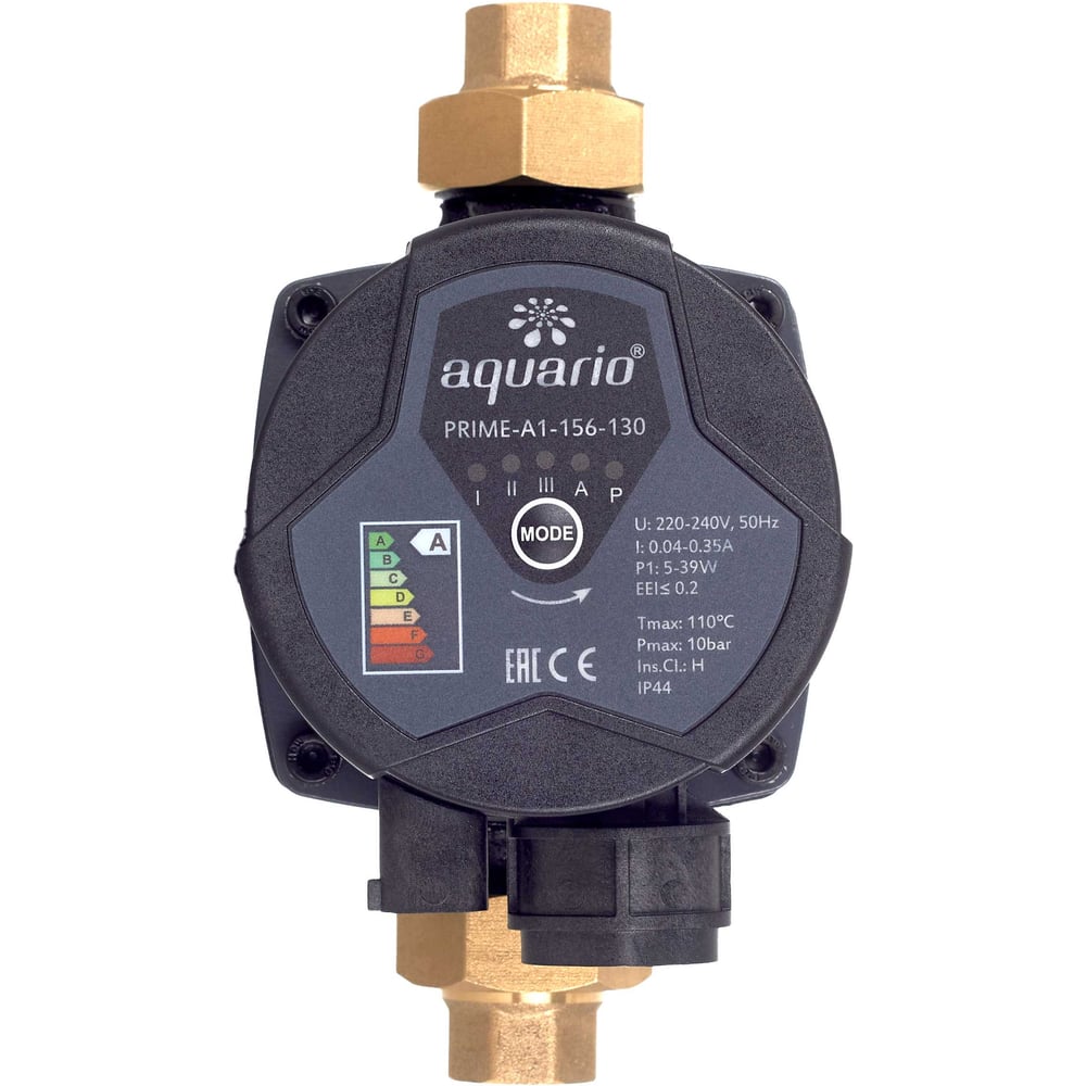 Изображение товара Циркуляционный насос AQUARIO PRIME-A1-156-130 для отопления и ГВС