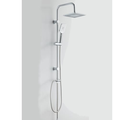 Изображение товара Стойка для душа G-Lauf с лейкой "тропический дождь", ручной лейкой и шлангом подключения UST-1090