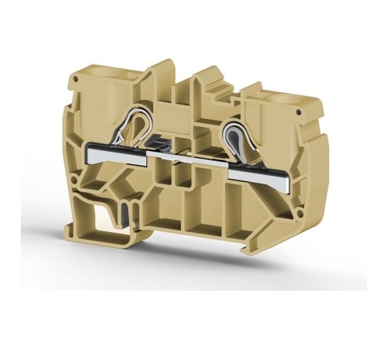 Изображение товара Пружинный клеммник Klemsan быстрозажимной (Push in), 10 мм.кв. (бежевый); PYK10 50 шт. 0.0.0.3.307130