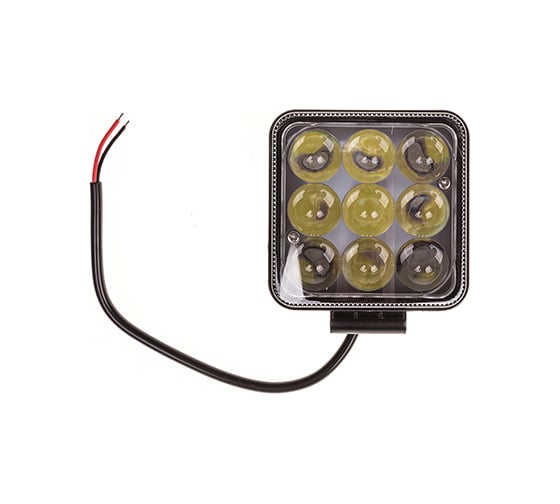 Изображение товара Светодиодная фара SKYWAY OFF ROAD квадратная 12V/24V 27W 6000К 9 диодов, дальний свет S08401031