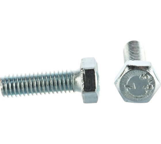 Изображение товара Болт с шестигранной головкой Метизный двор 6x20 DIN 933, 500 шт. 4607159064936