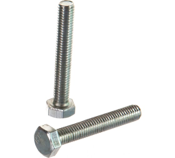 Изображение товара Болт с шестигранной головкой Метизный двор 8x50 DIN 933. 2 шт. 4607173906052
