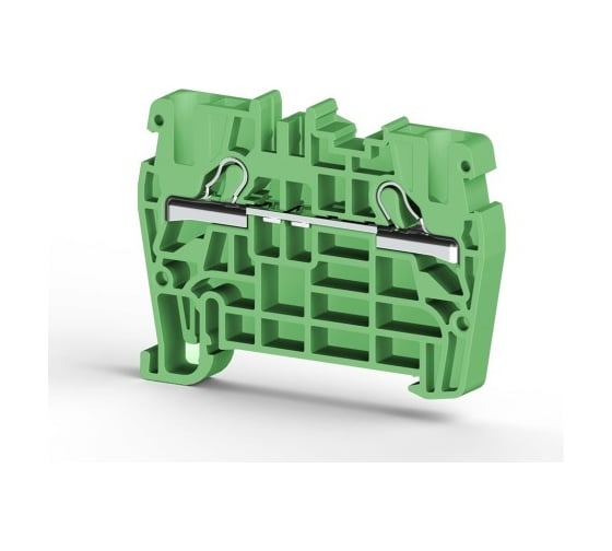 Изображение товара Пружинный клеммник Klemsan быстрозажимной (Push in), 4 мм.кв. (зеленый); PYK4 (RP) 80 шт. 0.0.0.3.307112RP