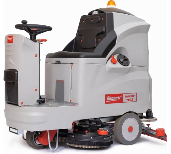 Изображение товара Поломоечная машина с местом оператора Bennett Hussar H760b (с литиевым АКБ 150А) BNT64150