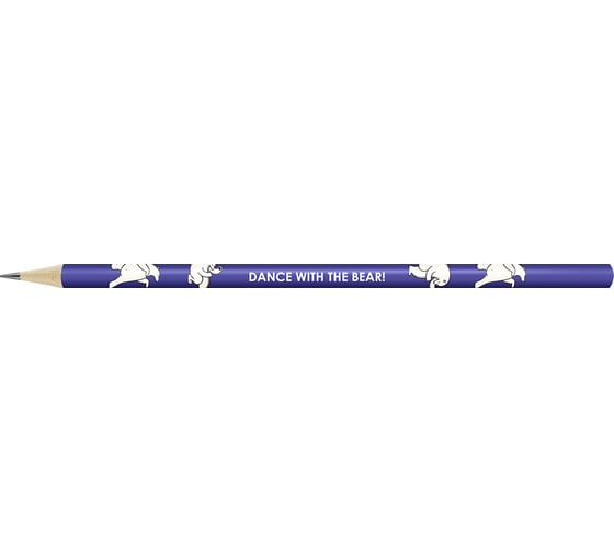 Изображение товара Графитный карандаш Воскресенская карандашная фабрика ВКФ 12 шт HB круглый заточенный Танцующий медведь 2 724623