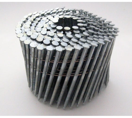 Изображение товара Барабанный гвоздь СПГФ 90х3.1, ершеный, премиум, цинк, 1350 шт. ГБ_0903.1_Ер_Пр_Цн_СПГФ