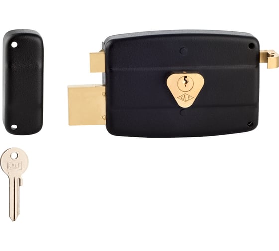 Изображение товара Накладной механический замок KALE KILIT 157bt, bs50, bl, 3k (eng.), r, sp, ros, stb, к-в 157BT000001