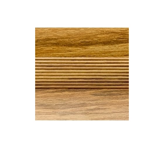 Изображение товара Стык РУССКИЙ ПРОФИЛЬ 38 мм, 1,8 м, дуб эдельвейс, 10 штук 4680427132803