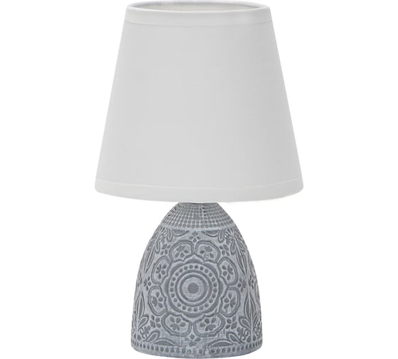 Изображение товара Настольный декоративный светильник Uniel Uml-b301 e14 dark grey под лампу е14, 40w. механический выключатель. темно-серый. тм UL-00010750