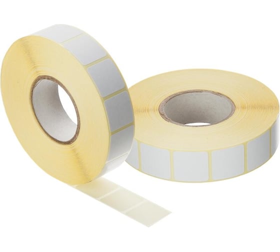 Изображение товара Термоэтикетки этикетки ООО Комус ТОП 25x25 мм, 2000 шт. в рулоне, вт. 40 мм, 20 рулонов в упаковке 1769316