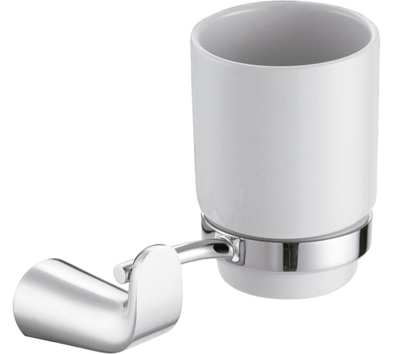 Изображение товара Стакан с настенным держателем CLEVER ELEGANCE хром 99453