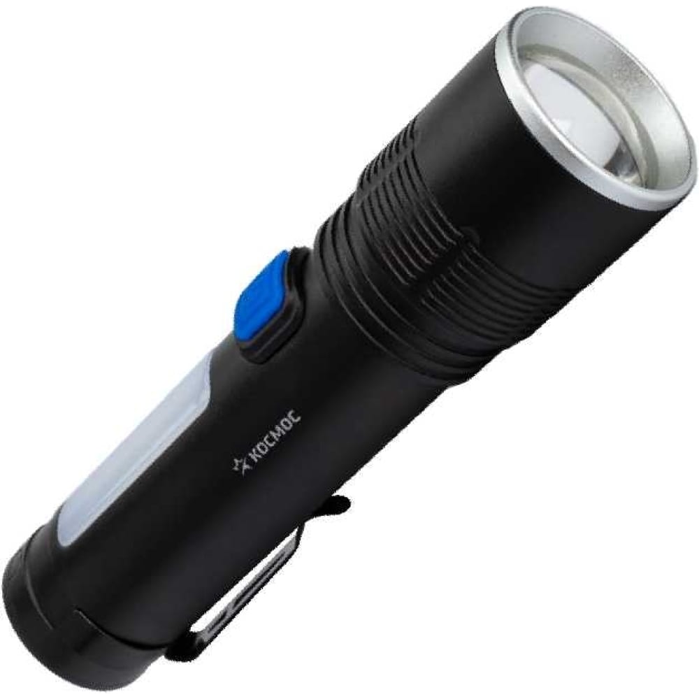 Ручной фонарь КОСМОС фонарь ручной аккумуляторный 5 вт 400 мач xpe cob zoom 4 режима type c