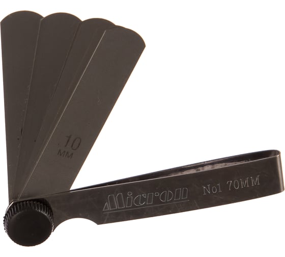 Изображение товара Набор щупов N1 70мм 0.02-0.1 Micron МИК 24203