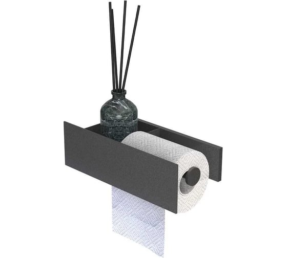 Изображение товара Держатель Граф Держалкин Skyline duetto 26x13x8 т\б справа черная Fl-sky-du26пр-ч