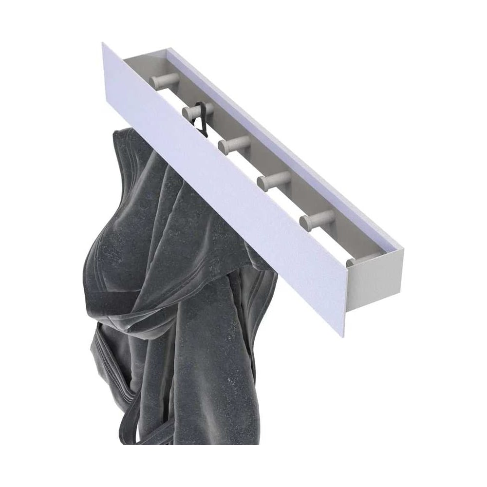 Изображение товара Крючки Граф Держалкин Skyline hook на планке 60 см белые