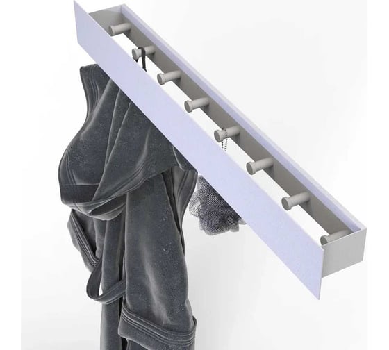 Изображение товара Крючки Граф Держалкин Skyline hook 80x9,2x9 белая Fl-sky-hook80-б