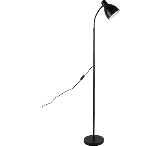 Изображение товара Напольный торшер Uniel Uml-t701 e27 black под лампу е27, 60w, с регулировкой наклона. механический выключатель. черный. тм UL-00010188