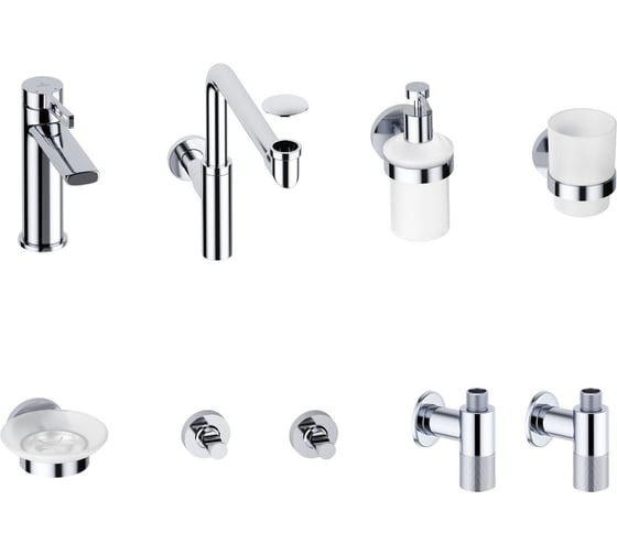 Изображение товара Смеситель для раковины Wellsee ONCE! and forever в наборе 8 в 1 201000426