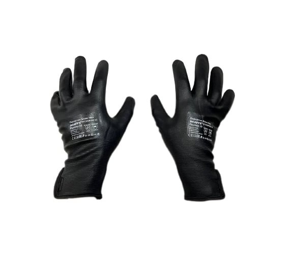 Изображение товара Защитные перчатки Scaffa Блэк Нит NY1359FRB МБС размер 9 00-01018554
