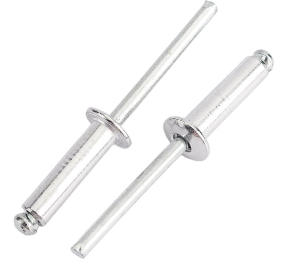 Изображение товара Заклепка вытяжная алюминий/сталь (4.8x18 мм; 500 шт) Метизный двор 4607173907219