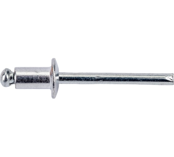 Изображение товара Заклепка вытяжная алюминий/сталь (4.8x8 мм; 500 шт) Метизный двор 4607173907110