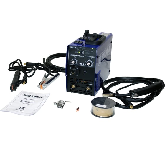 Изображение товара Сварочный полуавтомат Brima mig/мма 170 digital 220в НП000001411