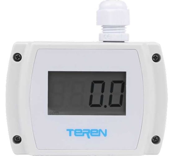 Изображение товара Передатчик СО для настенного монтажа Teren выход rs485/modbus, 300 частей намиллион, жк-дисплей CMWL811