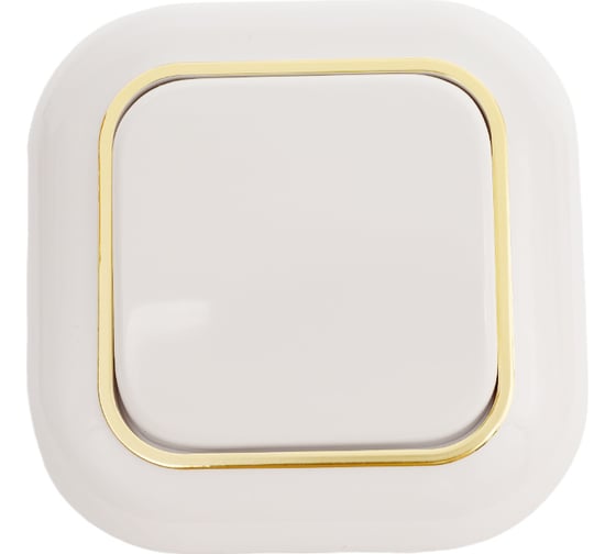 Изображение товара Выключатель Кунцево-Электро ВАЛЕНТИНА скрытой установки, одноклавишный С16-040 З 7644