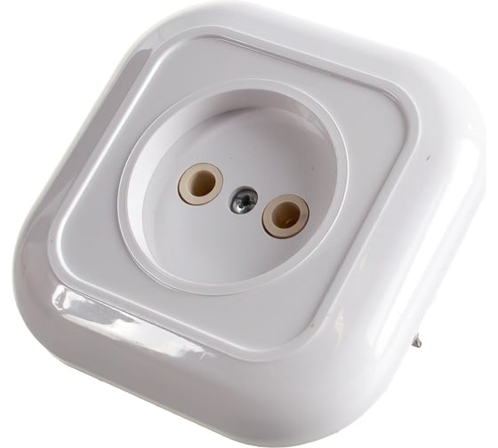 Изображение товара Розетка Кунцево-Электро ВАЛЕНТИНА скрытой установки, одноместный РС10-153 7651