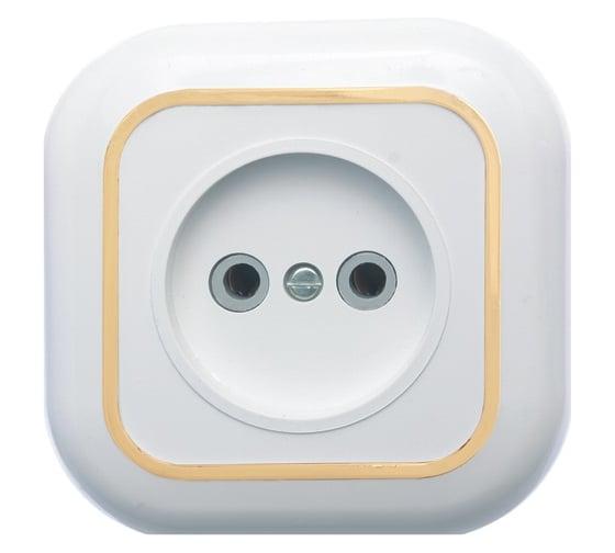 Изображение товара Розетка Кунцево-Электро ВАЛЕНТИНА скрытой установки, одноместная РС10-153 З 7652