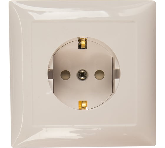 Изображение товара Розетка Кунцево-Электро СЕЛЕНА скрытой установки, одноместная РС 16-400 8121