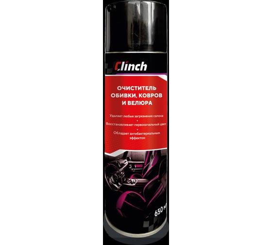 Изображение товара Очиститель обивки, ковров и велюра Clinch флакон 650 мл 29135
