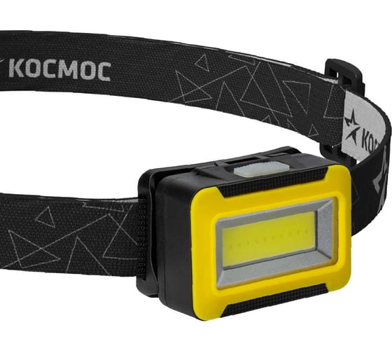 Изображение товара Налобный фонарь КОСМОС 3ВтCOBLED/3xAAA/корпус ABS-пластик KOC518B