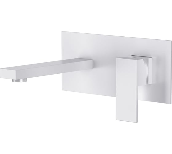 Изображение товара Смеситель для раковины встраиваемый настенный DQ Bayern.Liszt, матовый белый DA1514408