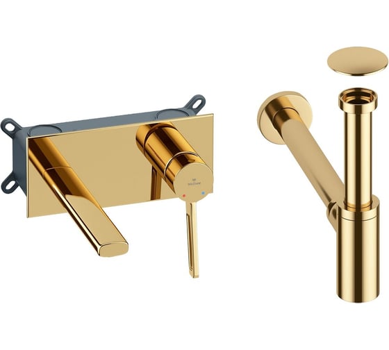 Изображение товара Встраиваемый смеситель для раковины Wellsee ONCE! and forever в наборе 4 в 1 201000458