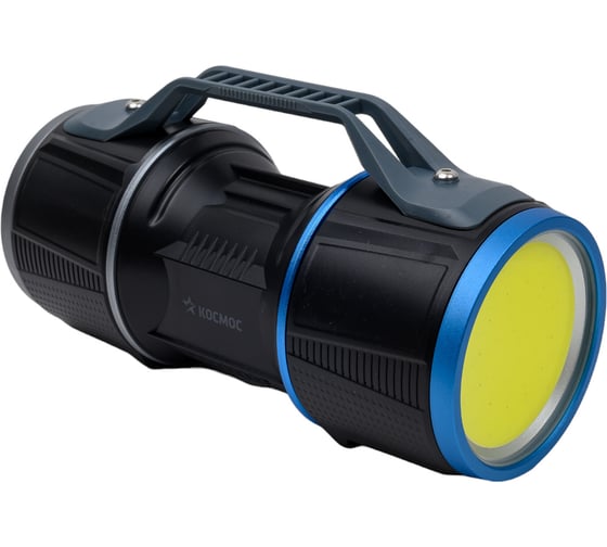 Изображение товара Аккумуляторный фонарь прожектор КОСМОС 10Вт+12ВтCOB+красный/Li-ion18650 8000mAh/Powerbank/индикатор/USBС KOC901Lit