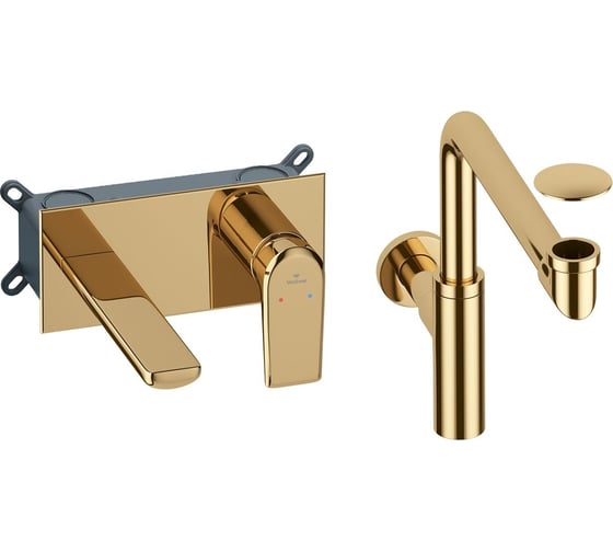 Изображение товара Встраиваемый смеситель для раковины Wellsee ICON! for life в наборе 4 в 1 201000493