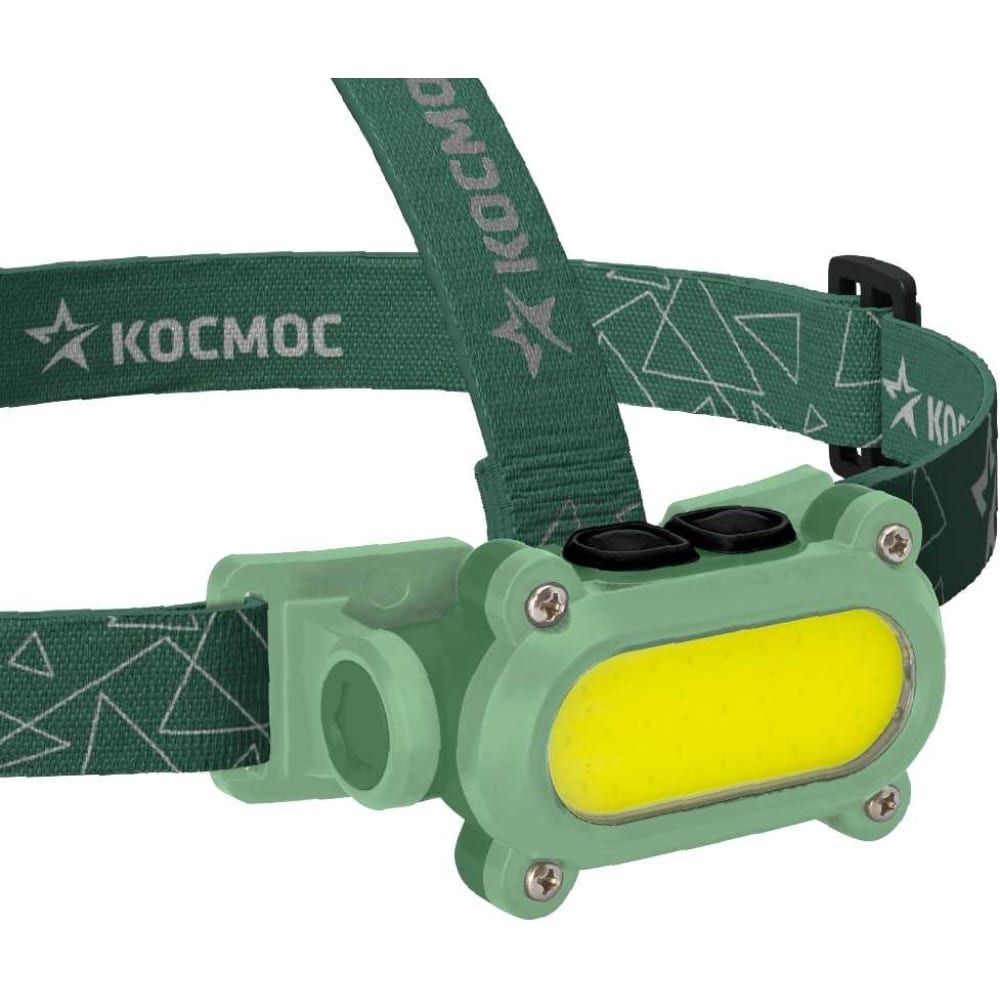 Налобный фонарь КОСМОС, цвет зеленый KOC503Lit - фото 1