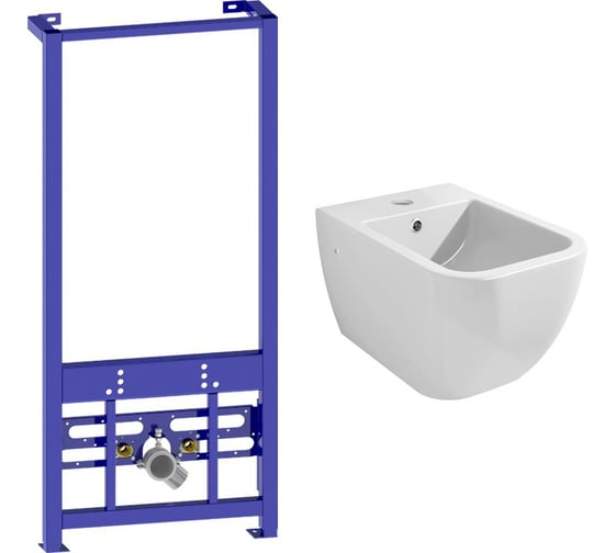 Изображение товара Подвесное биде Lavinia Boho Relfix One в комплекте 2 в 1 77070254