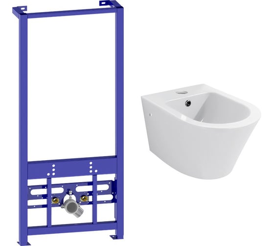 Изображение товара Подвесное биде Lavinia Boho Relfix Biore в комплекте 2 в 1 77070255