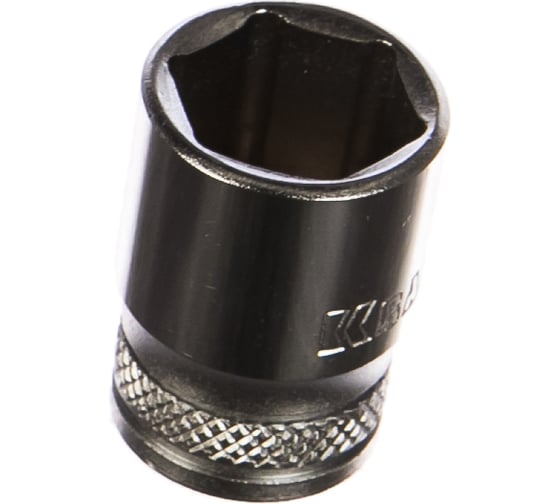 Изображение товара Торцовая головка "INDUSTRIE QUALITAT" хромосатинированная (FLANK, 1/4", 13 мм) Kraftool 27815-13_z01