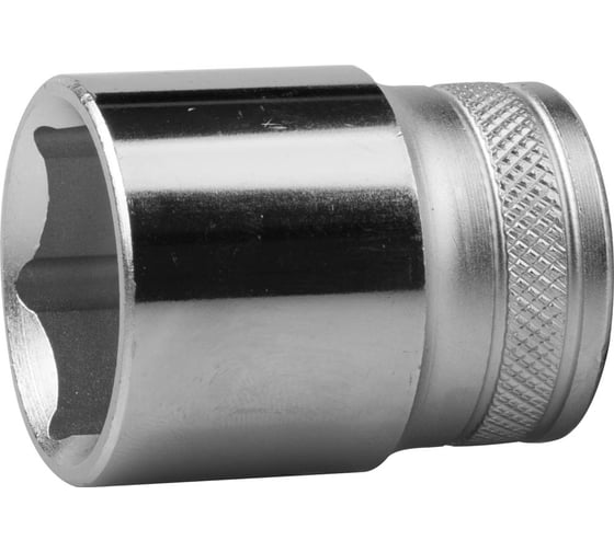 Изображение товара Торцовая головка "INDUSTRIE QUALITAT" хромосатинированная (FLANK, 1/2", 27 мм) Kraftool 27805-27_z01