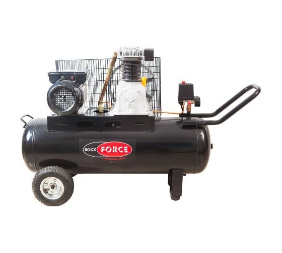 Изображение товара Двухпоршневой компрессор с ременным приводом ROCKFORCE RF-265-70(6489)