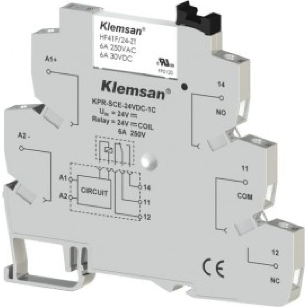 Колодка для интерфейсного реле Klemsan колодка распределительная электромонтажная 4 контакта 30204