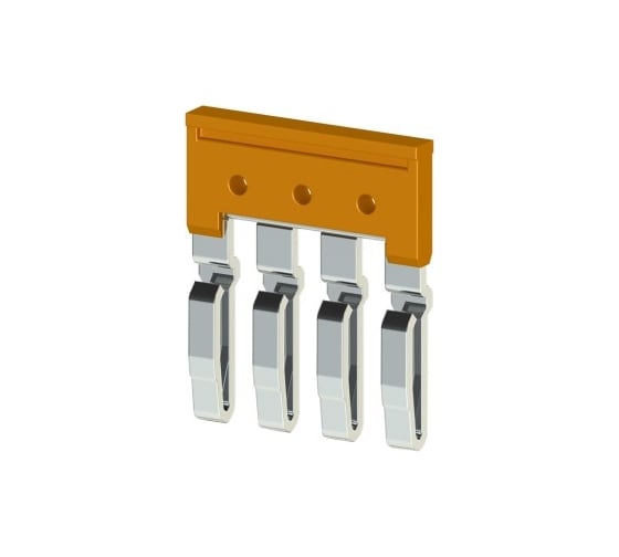 Изображение товара Перемычка Klemsan для AVK2,5RD/ YBK2,5*/ YBK3*/ AVK2,5CC/ MVK2,5/ MYK2,5, (4полюса); UK 2.5/4 15 шт. 0.0.0.4.476224